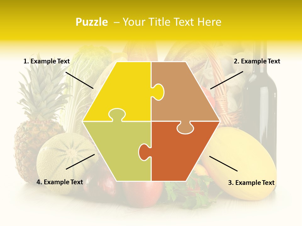 Spice Fresh Grocery PowerPoint Template