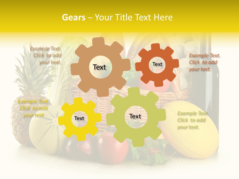 Spice Fresh Grocery PowerPoint Template