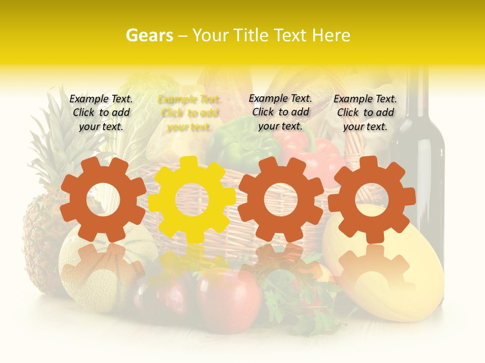 Spice Fresh Grocery PowerPoint Template