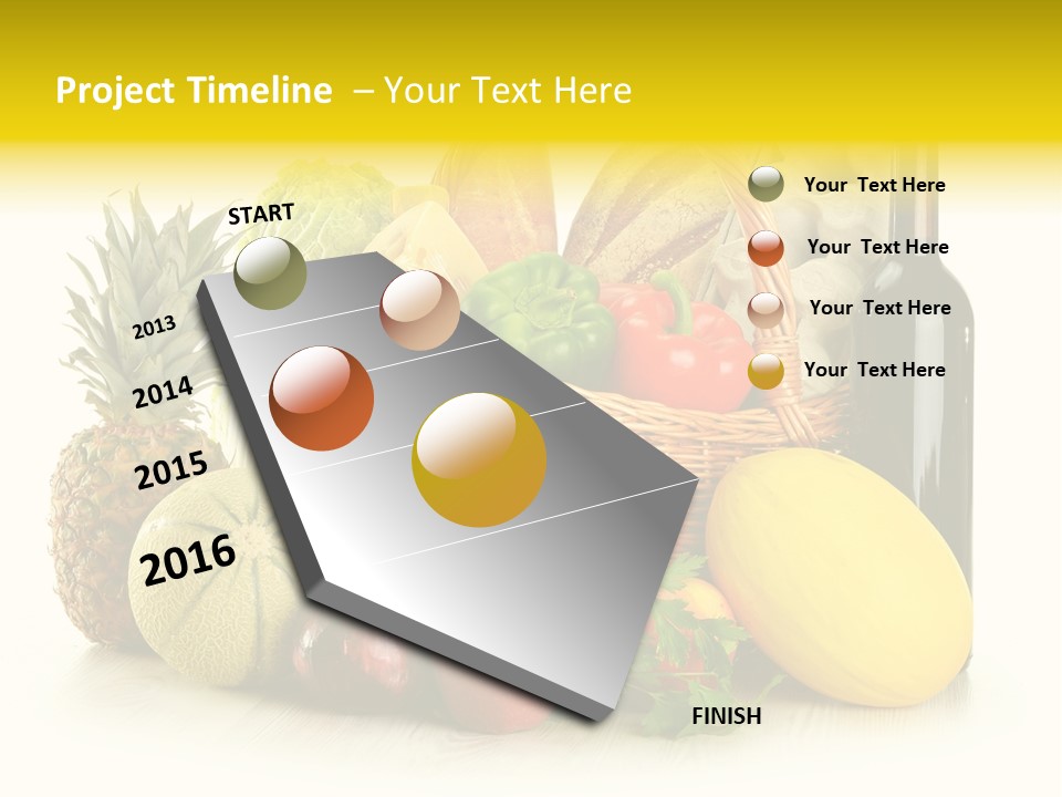 Spice Fresh Grocery PowerPoint Template