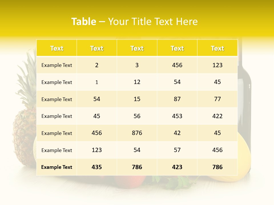 Spice Fresh Grocery PowerPoint Template