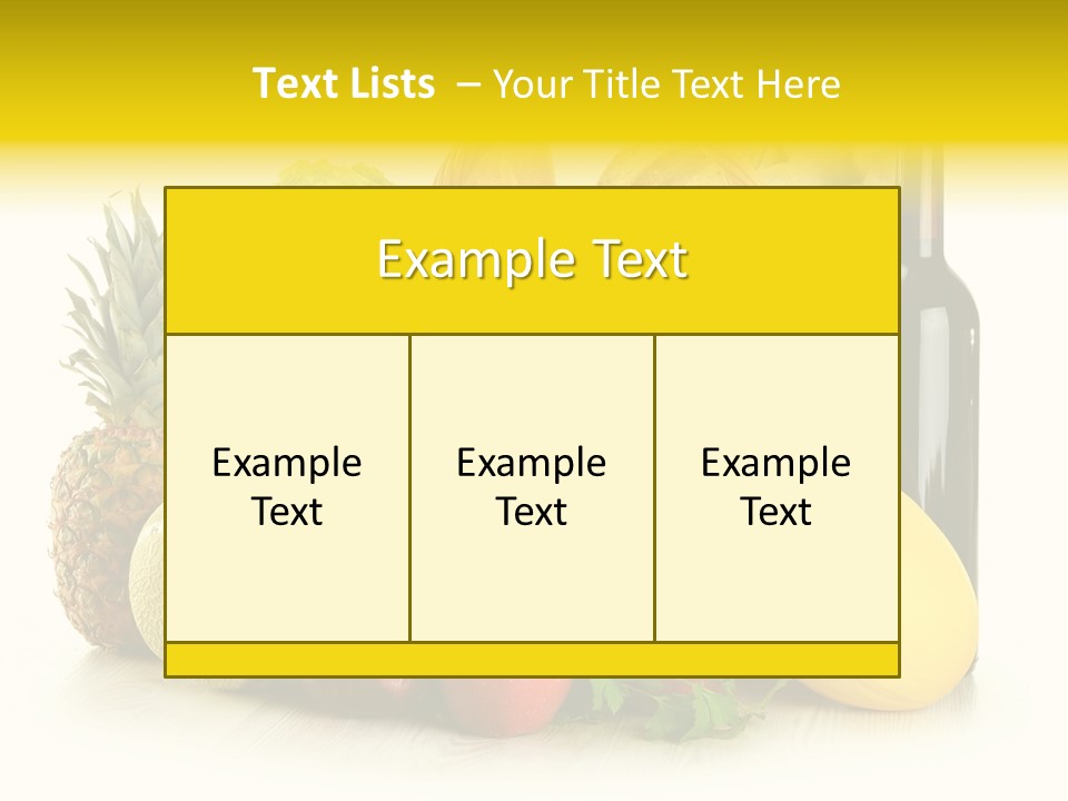 Spice Fresh Grocery PowerPoint Template