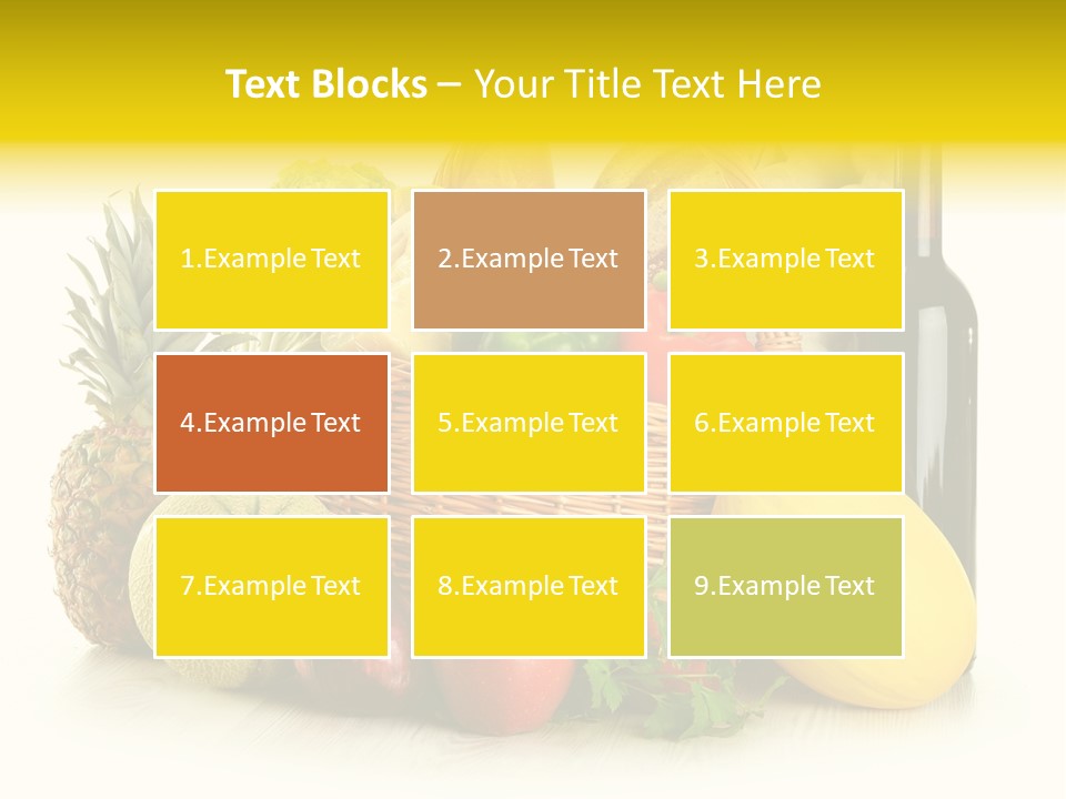 Spice Fresh Grocery PowerPoint Template