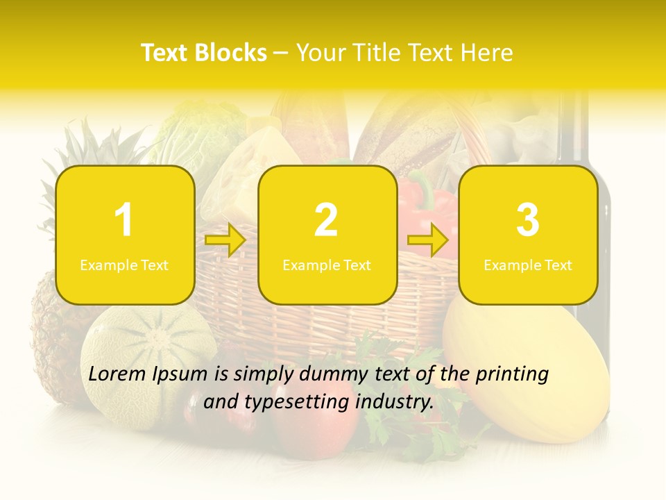 Spice Fresh Grocery PowerPoint Template