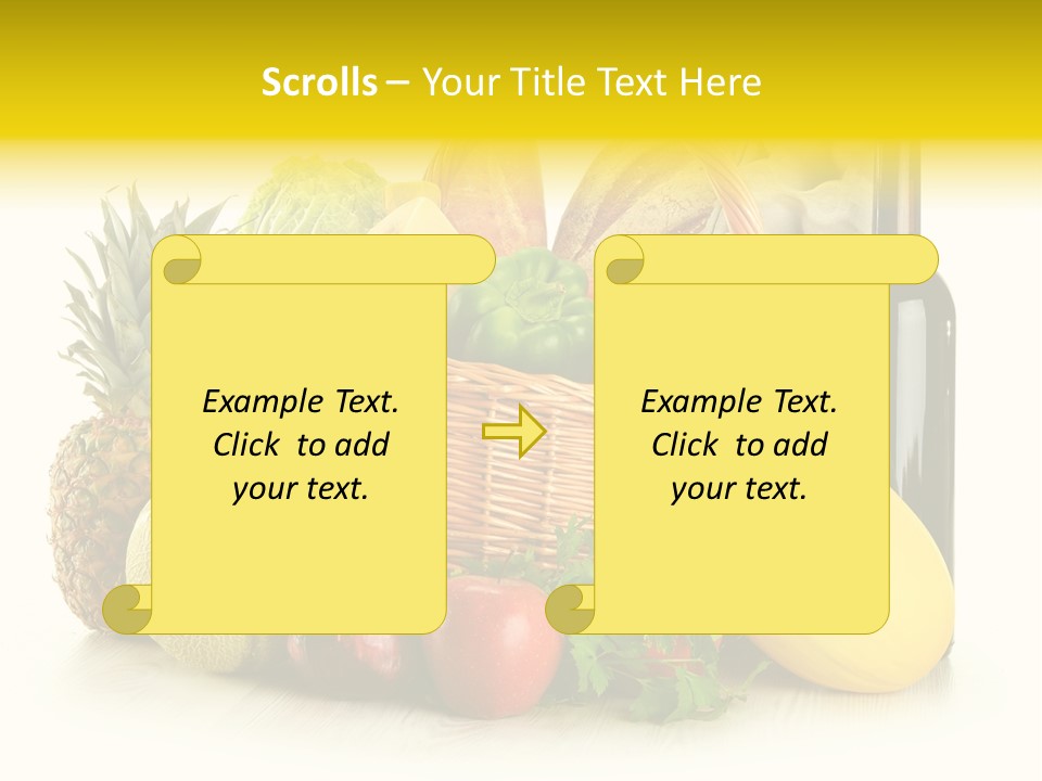 Spice Fresh Grocery PowerPoint Template