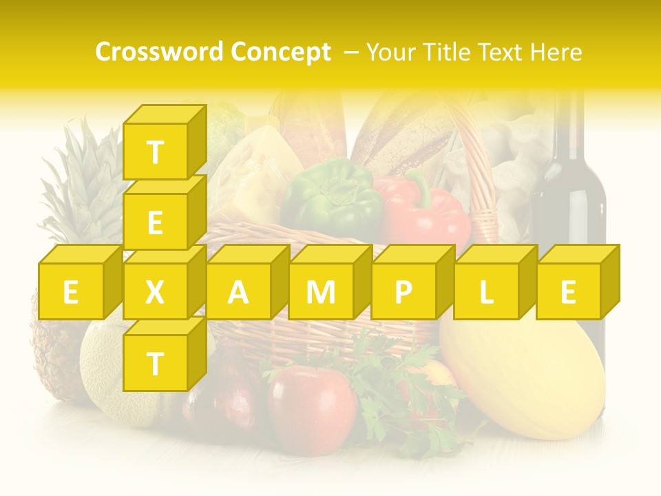 Spice Fresh Grocery PowerPoint Template