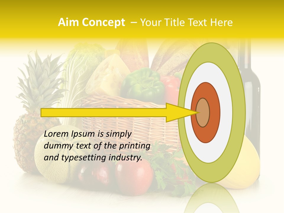 Spice Fresh Grocery PowerPoint Template