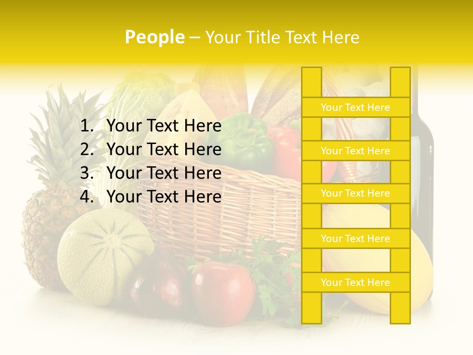 Spice Fresh Grocery PowerPoint Template