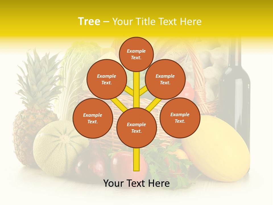 Spice Fresh Grocery PowerPoint Template