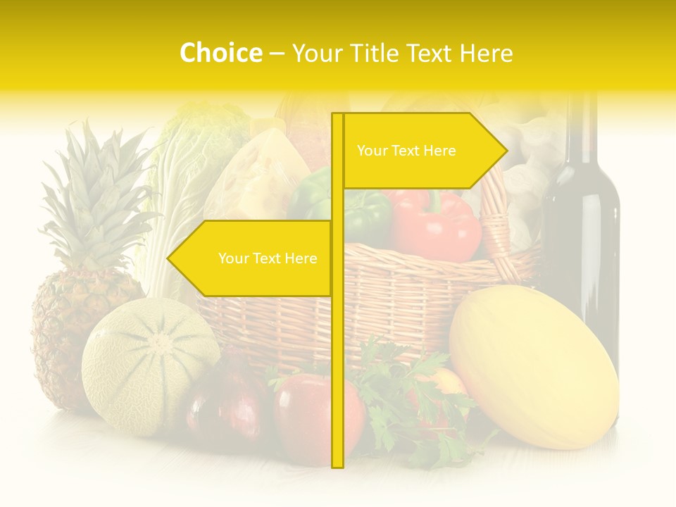 Spice Fresh Grocery PowerPoint Template