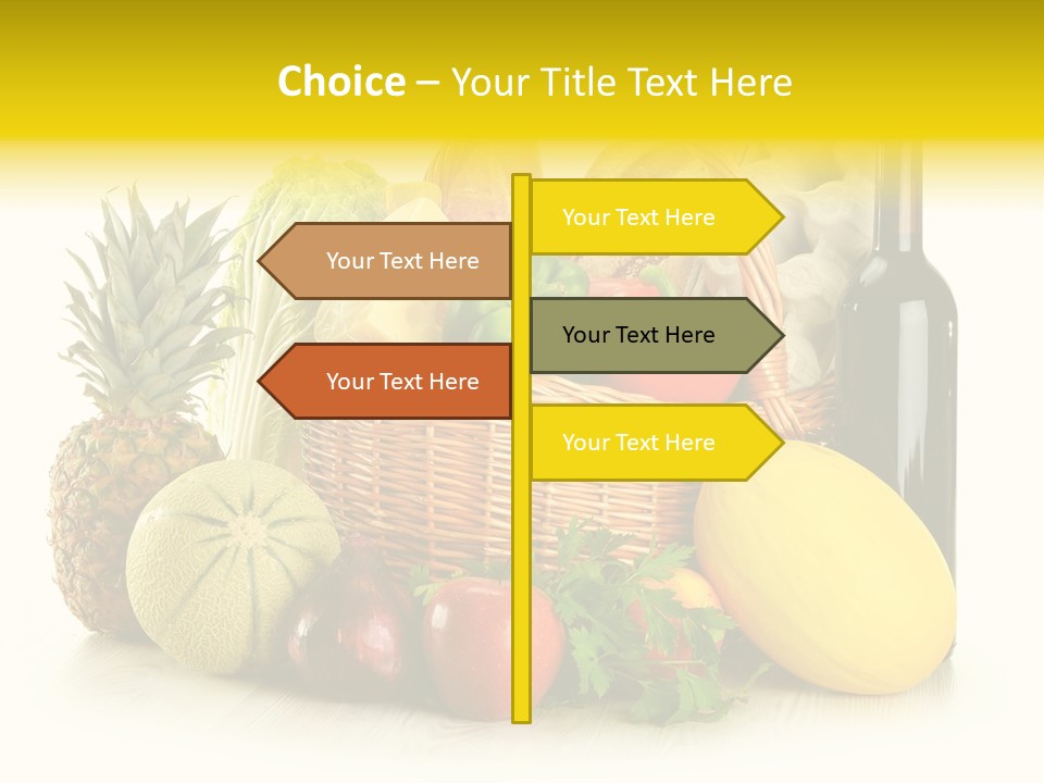 Spice Fresh Grocery PowerPoint Template