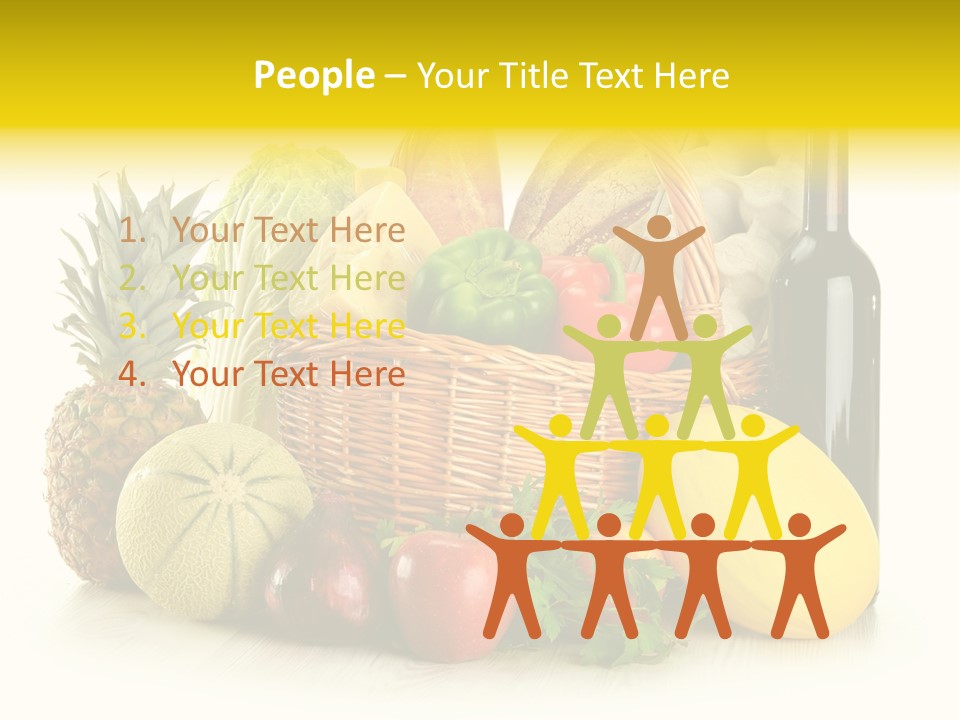 Spice Fresh Grocery PowerPoint Template