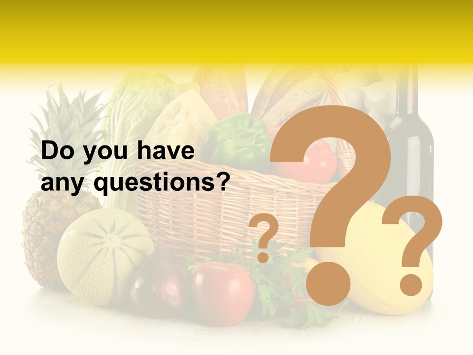 Spice Fresh Grocery PowerPoint Template