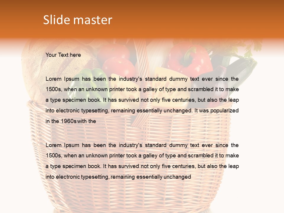 Cooking Antioxidant Plant PowerPoint Template