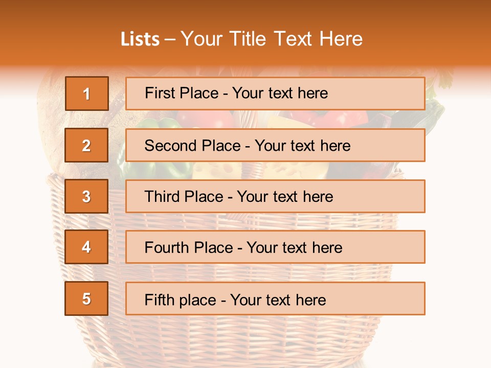 Cooking Antioxidant Plant PowerPoint Template