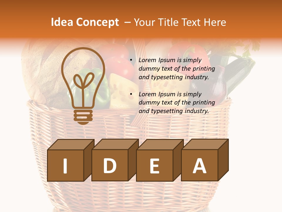 Cooking Antioxidant Plant PowerPoint Template