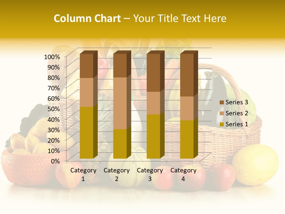 Tomato Vegetarian Groceries PowerPoint Template
