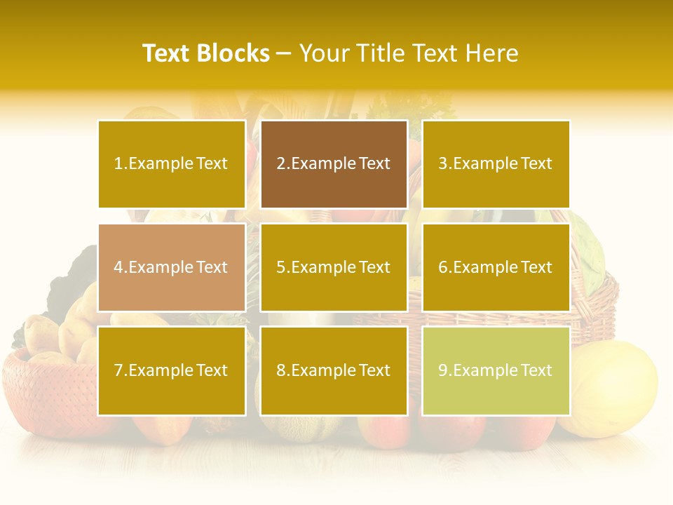 Tomato Vegetarian Groceries PowerPoint Template