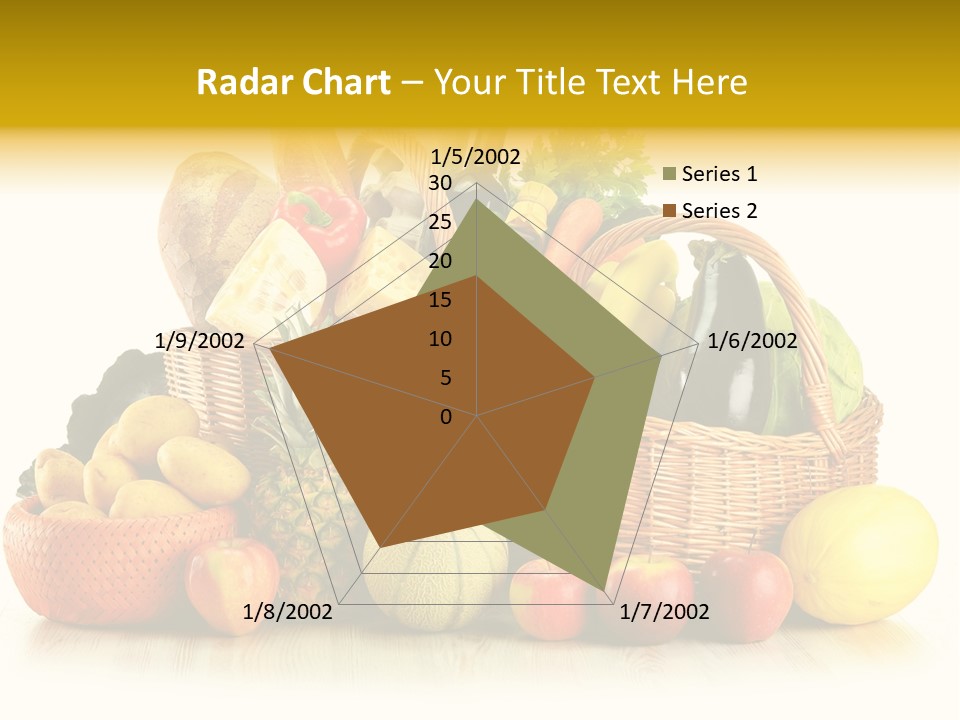 Tomato Vegetarian Groceries PowerPoint Template