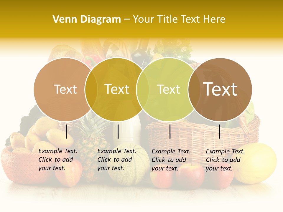 Tomato Vegetarian Groceries PowerPoint Template