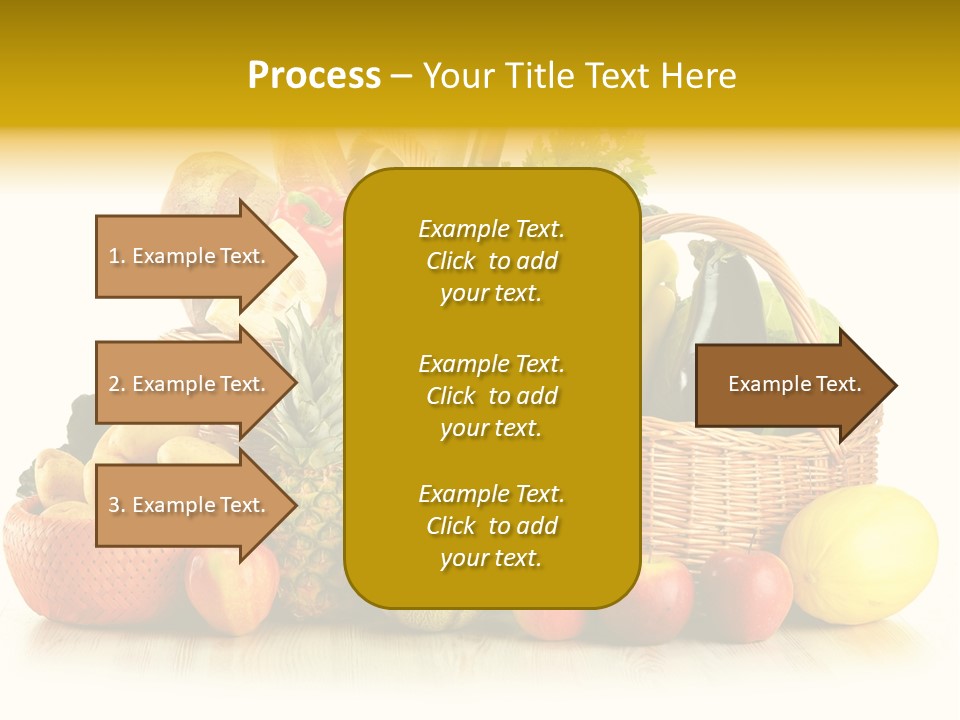 Tomato Vegetarian Groceries PowerPoint Template