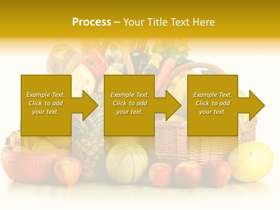 Tomato Vegetarian Groceries PowerPoint Template