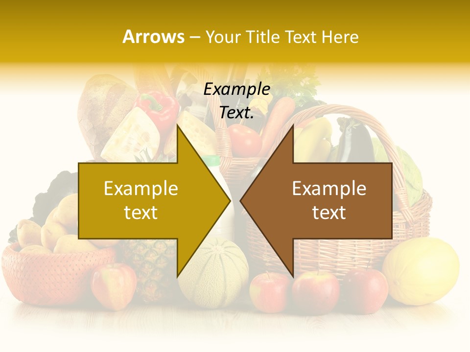 Tomato Vegetarian Groceries PowerPoint Template