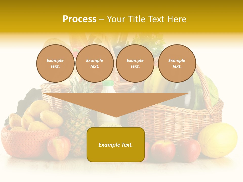 Tomato Vegetarian Groceries PowerPoint Template