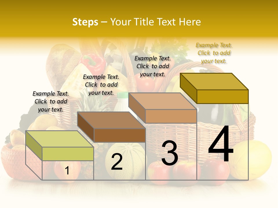 Tomato Vegetarian Groceries PowerPoint Template