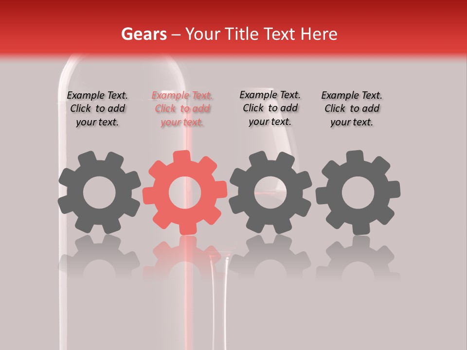 Liquid Transparent Glass PowerPoint Template