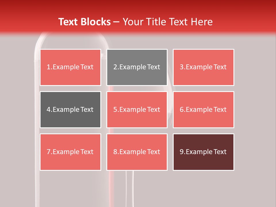 Liquid Transparent Glass PowerPoint Template