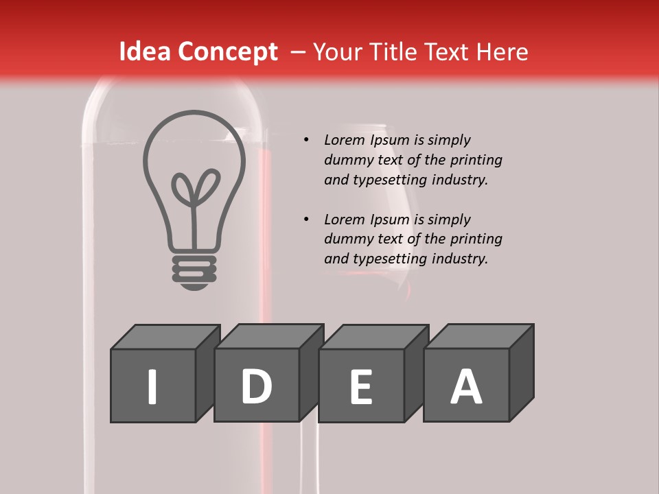 Liquid Transparent Glass PowerPoint Template