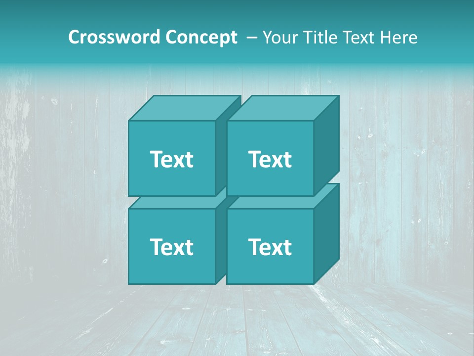 Hardwood Grunge Rusty PowerPoint Template