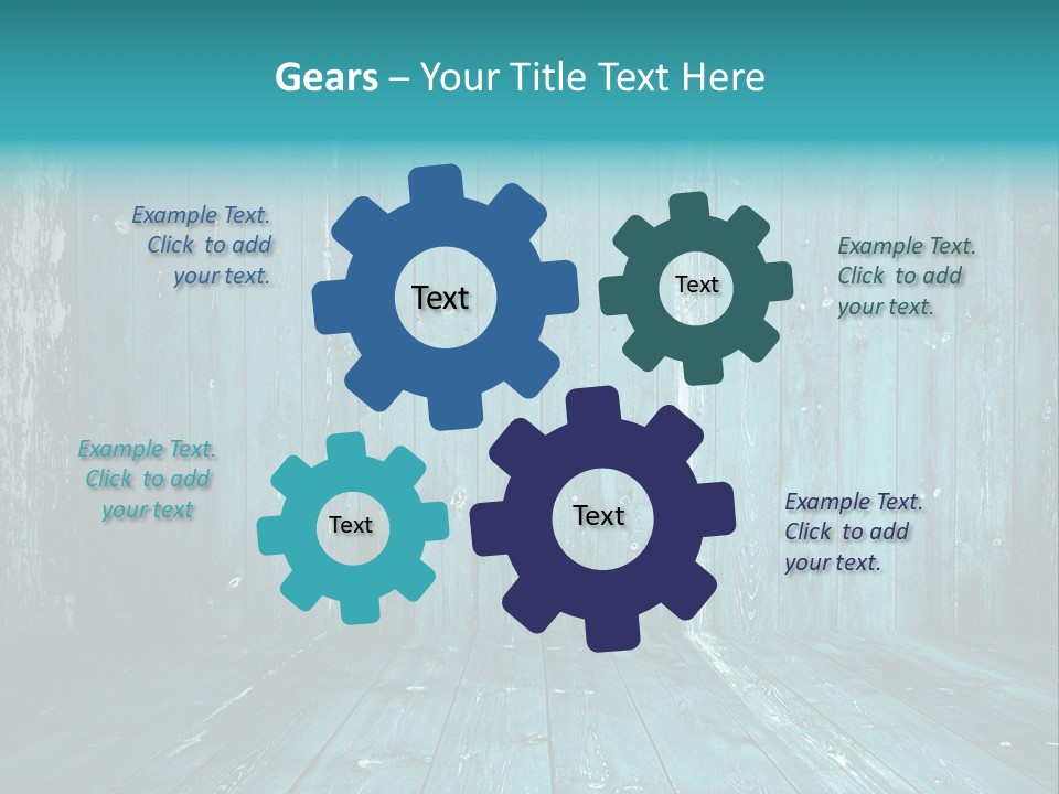 Hardwood Grunge Rusty PowerPoint Template