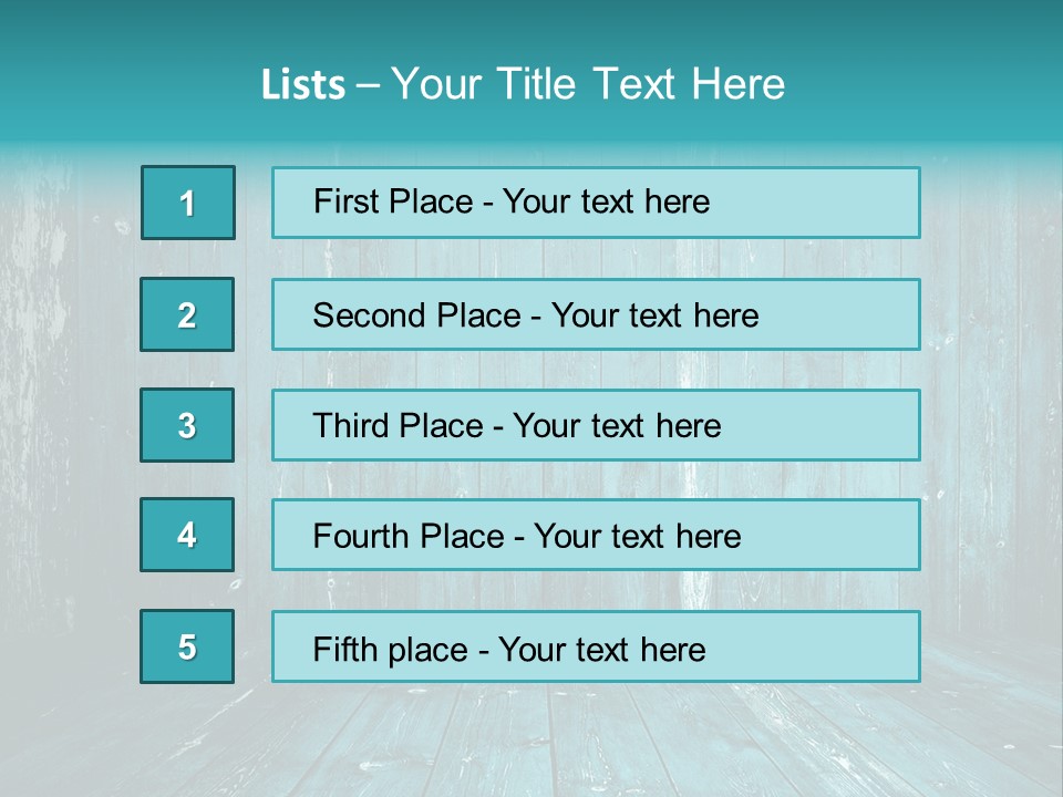Hardwood Grunge Rusty PowerPoint Template