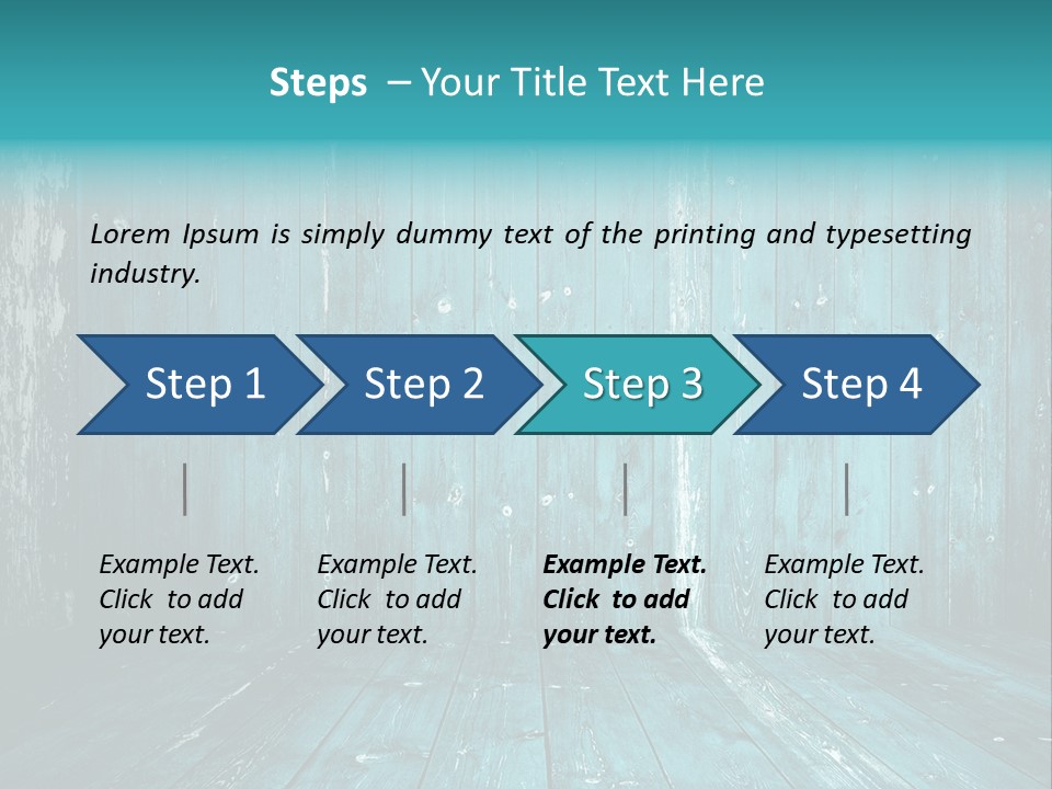 Hardwood Grunge Rusty PowerPoint Template