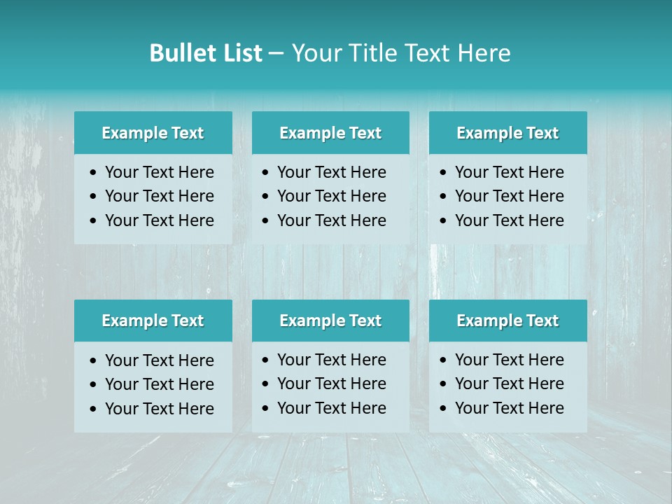 Hardwood Grunge Rusty PowerPoint Template