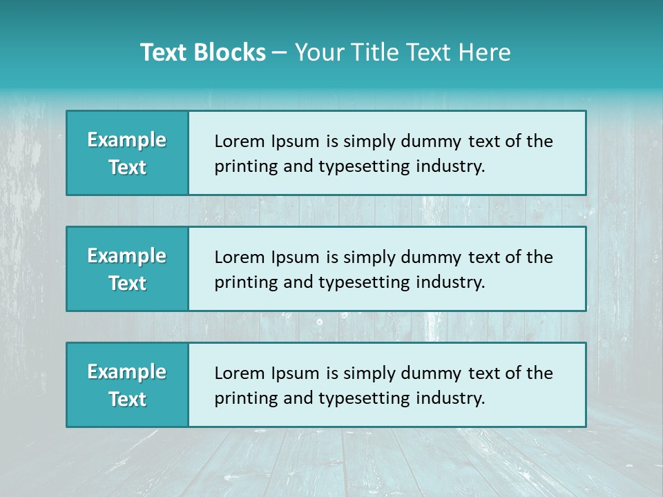 Hardwood Grunge Rusty PowerPoint Template