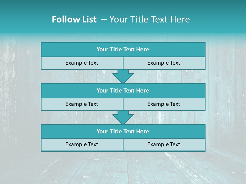 Hardwood Grunge Rusty PowerPoint Template