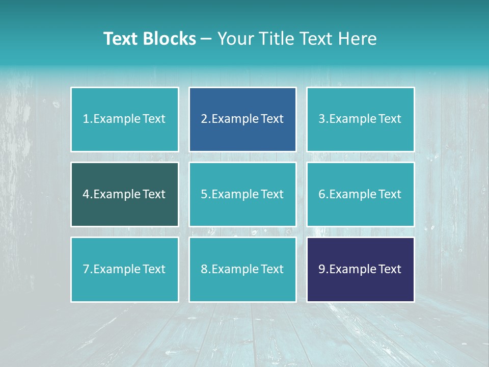 Hardwood Grunge Rusty PowerPoint Template