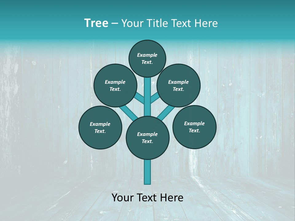 Hardwood Grunge Rusty PowerPoint Template