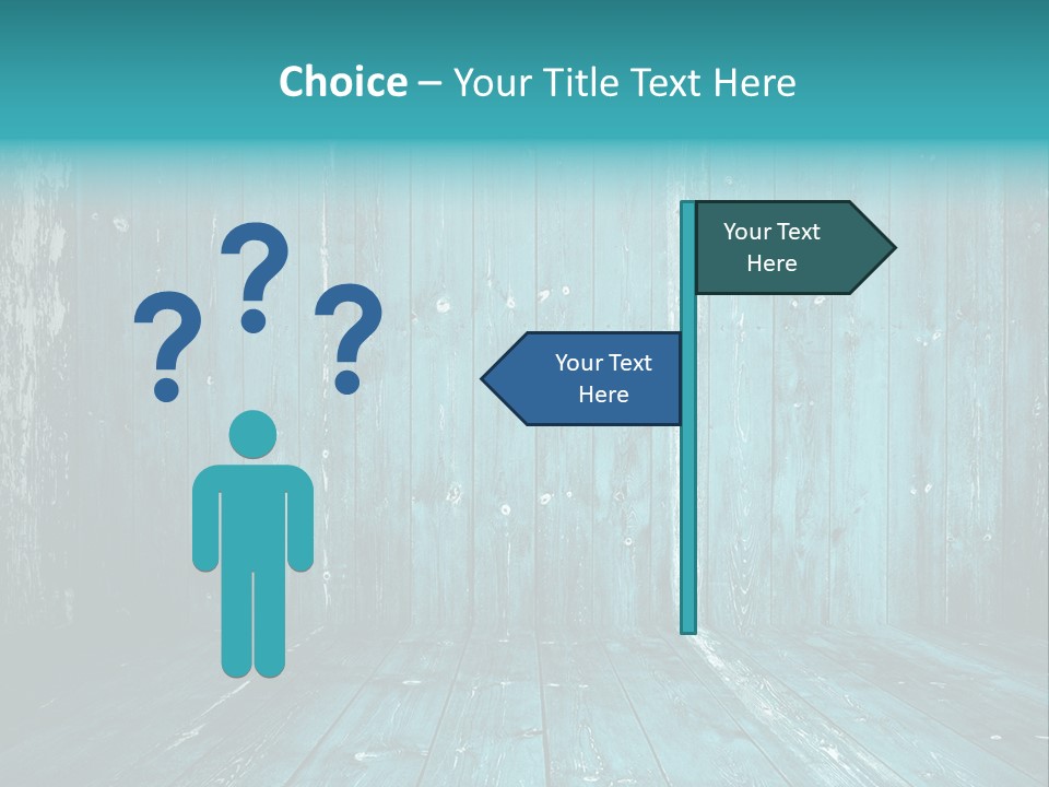 Hardwood Grunge Rusty PowerPoint Template