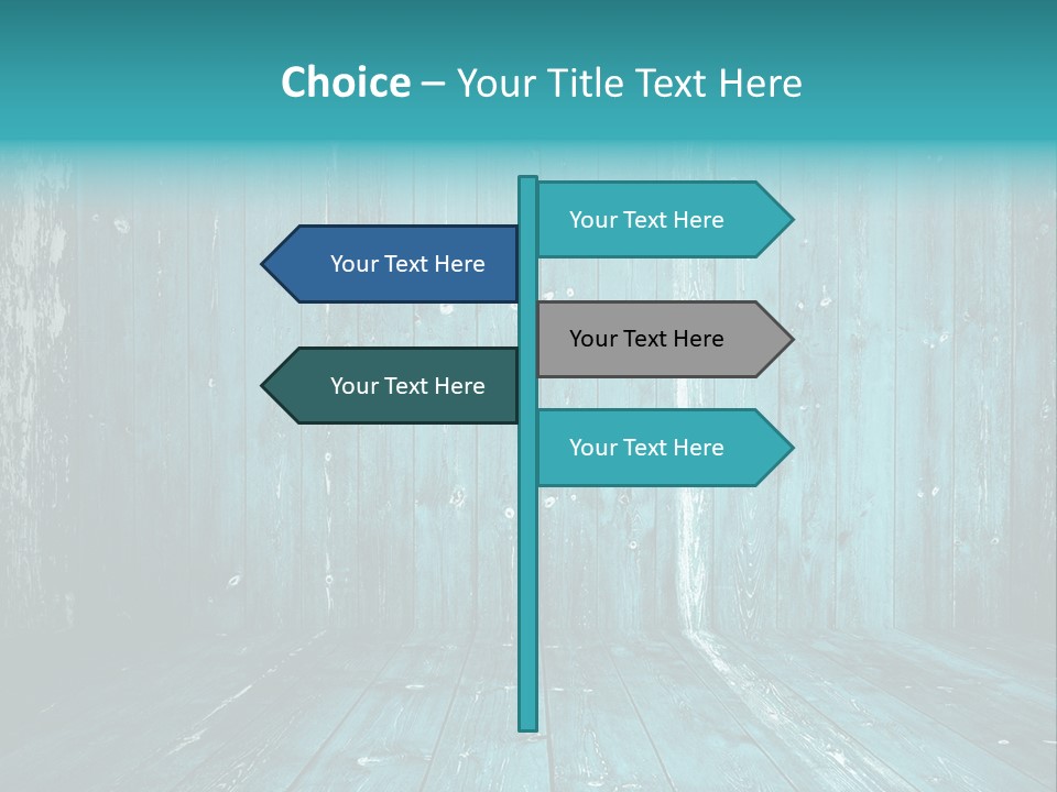 Hardwood Grunge Rusty PowerPoint Template
