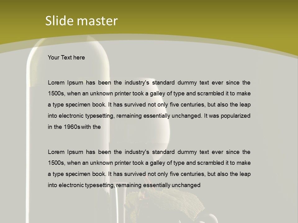 Expensive Life Dining PowerPoint Template