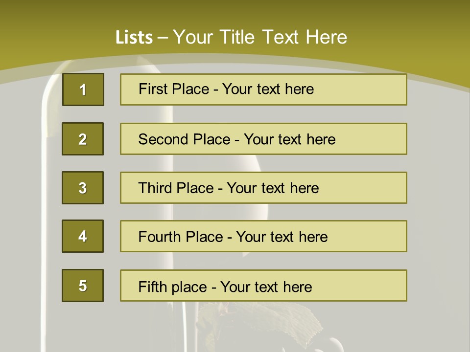 Expensive Life Dining PowerPoint Template