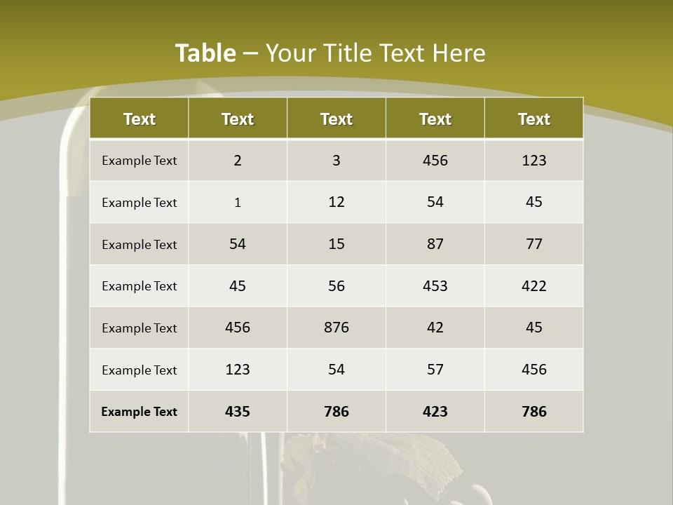 Expensive Life Dining PowerPoint Template