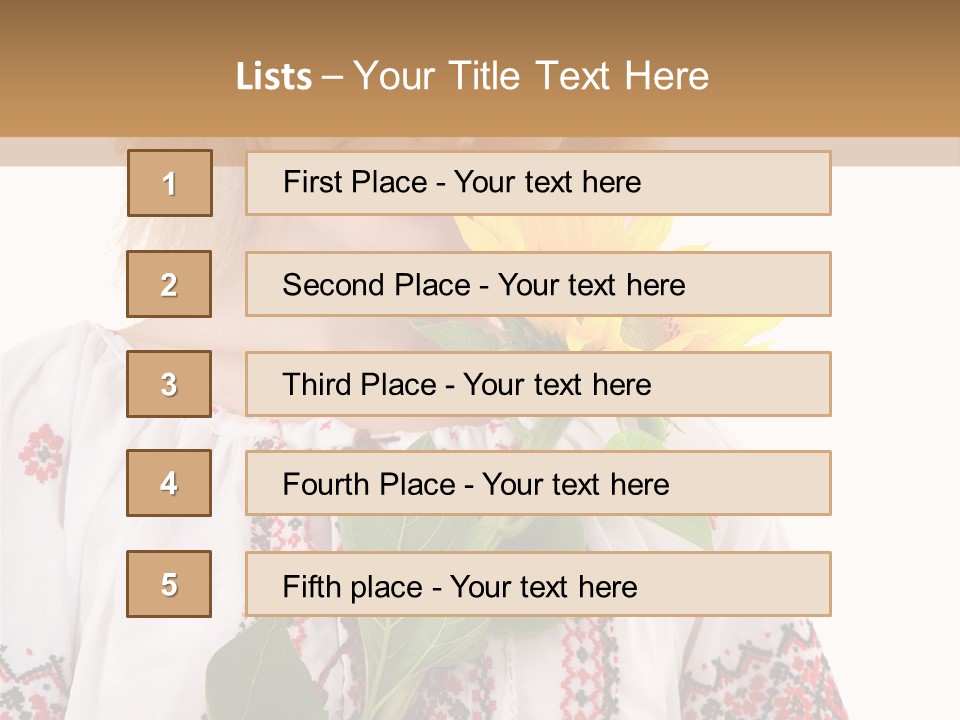 Studio Wear Costume PowerPoint Template