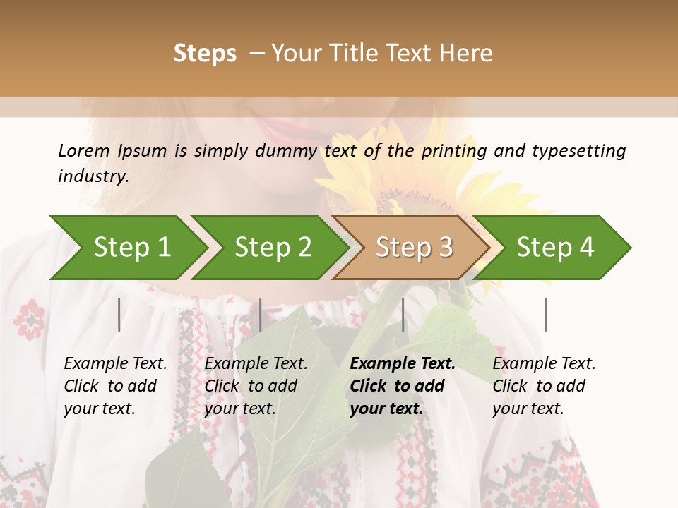 Studio Wear Costume PowerPoint Template