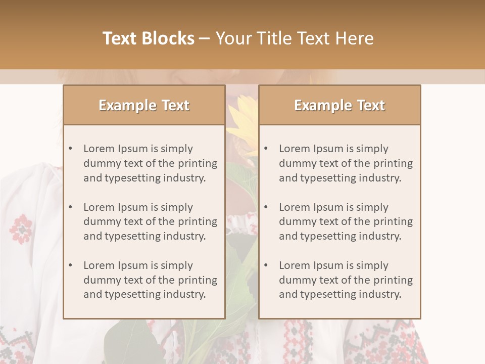 Studio Wear Costume PowerPoint Template