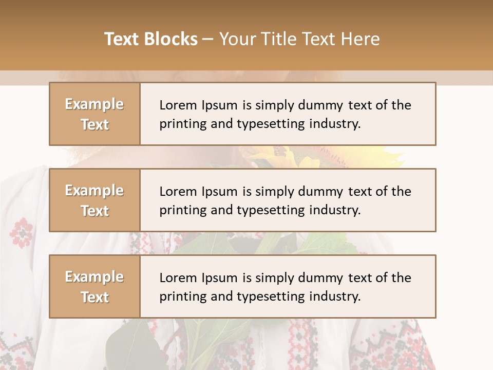 Studio Wear Costume PowerPoint Template